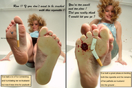 crush collage feet barefoot blood shrunken_man lilipucien point_of_view