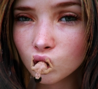 vore mouth shrunken_men face shrunken_man close_up sucking point_of_view digital_render flagg3d sucking_in