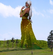 giantess white_hair long_hair looking_down boomgts digital_render