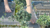 giantess city toes barefoot foot_crush ankle_bracelet ankles vehicle_crush imminent_crush tiny_mk digital_render goddess-saki