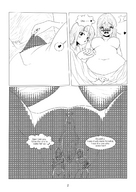 breasts drawing nude pussy panties blushing comic monochrome aroused voyeur lesbians unaware shrunken_woman fairy_tail technimind