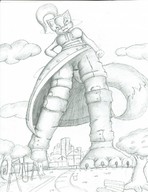 drawing furry city monochrome toes barefoot smiling looking_down snafukurikai