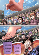 drawing toes barefoot soles story vivian sky point_of_view raised_foot crowds panels sample_image imminent_crush giantessorient