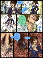 drawing comic color inside brunette shrunken shrunken_woman lab_coat shrink_gun ggolddduck