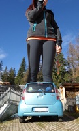 giantess collage clothed vehicles outdoors point_of_view trees giulio_10 driveway