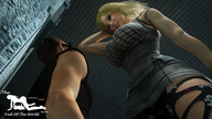 giantess small_man size_difference blonde goddess preview sample_image looking_at_tiny digital_render fater special_mission_5