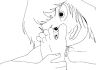 drawing giantess monochrome toes barefoot request sole between_toes gigantica looking_at_tiny antoniohuerta dafootclan