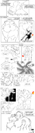 drawing growth giantess furry tail comic monochrome giant barefoot kissing cat_girl point_of_view 50percentgrey