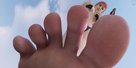 giantess landscape giga city mega toes barefoot soles low_angle multiple_sizes looking_down giantesses sky pedicure manicure point_of_view imminent_crush tiny_mk observer digital_render