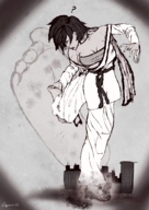 drawing giantess feet city monochrome barefoot rampage soles blood street_fighter foot_crush sketch makoto apeiron-macro minigame