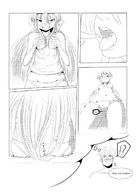drawing vore monochrome tongue butt_crush breast_crush shrunken_men heart shrunken_man open_mouth inside_mouth panty_entrapment thought_bubble imagining between_breasts