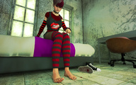 crush toes barefoot blood domination sitting foot_crush cruel sneakers shrunken_person pedicure floor looking_at_victims digital_render jamesmason0