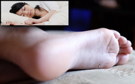 collage micro feet sleeping barefoot soles bed asian shrunken_men shrunken_man panels