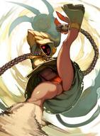 drawing panties upskirt color taokaka cat_girl point_of_view perspective winking blazblue sirokurokuma raised_leg