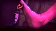 feet barefoot soles worship animation shrunken_woman between_toes borderlands digital_render mad_moxxi t_soni source_film_maker maya_(borderlands)