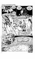 breasts drawing giantess earth giga space comic monochrome destruction planet story moon gloves cruel series cape leotard dialogue villain helmet cosmic_giantess sitting_on_planet big_uns butt_print drusilla