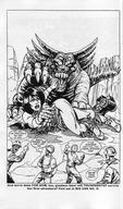 drawing giantess comic monochrome story monster fighting series thunderstep big_uns