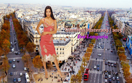 collage city high_heels buildings dress streets looking_at_viewer pedestrians eva_longoria giantessbuster209