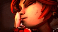 gentle small_woman red_hair kissing animation borderlands digital_render gaige t_soni source_film_maker lilith_(borderlands)