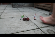 crush barefoot shrunken_men bbw foot_crush animation walking foot_print cruel under_foot sidewalk