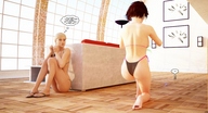 giantess crush feet vore manga barefoot shrunken_men shrunken_woman jessi_and_vicky tiny_mk digital_render