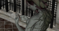 handheld shrunken_woman resident_evil mutant digital_render