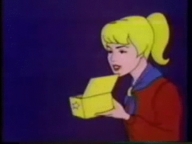 drawing blonde color handheld ponytail animation