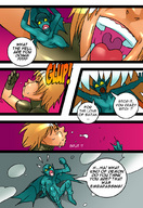 drawing crush pussy blonde color butt_crush short_hair shrunken_man dialogue sitting_on maxman