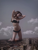 giantess collage city mega destruction helicopter brunette military underwear stadium kneeling skyscraper high_res looking_at_city ps3_has_no_games analternateusername