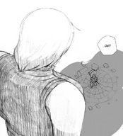 giantess manga comic monochrome looking_down english master bakugeki_no_g giant_sparring_disciple_vs._teacher jay-bug planet_(bakugeki_no_g)