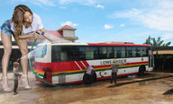giantess collage high_heels legs bus shrunken_people hose washing lowerrider karrueche