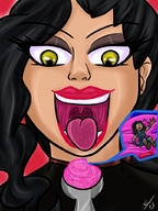 drawing vore color brunette ice_cream unaware shrunken_woman food korra twisted_persona asami alternate_angle