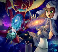 drawing giantess color final_fantasy knight giantesses aeon bug sandy insect final_fantasy_x cosmic_giantess vuni magus_sisters dogu mantis summon konekonoarashi