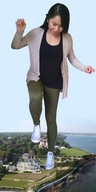 giantess collage clothed beach water buildings asian sneakers sky raised_foot insetosonhador imminent_crush