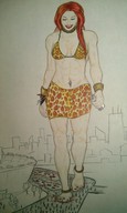 drawing giantess crush toes barefoot blood foot_crush walking cruel streets under_foot pedicure crowds vaux