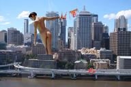 giantess collage nude city mega