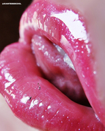 collage micro tongue climbing lips shrunken_people giantessiscool lip_gloss