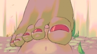 drawing giantess color penis toes barefoot animation pedicure footjob