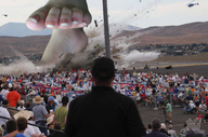 crush collage mega destruction toes barefoot helicopter unknown_artist foot_crush pedicure crowds giantess_feet