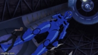 robot giganta foot_crush animation science_fiction dust_cloud dc_comics robotic_woman steve_trevor