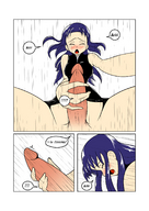 drawing masturbation comic black_hair color futanari cum penis story neon_genesis_evangelion shrunken_man looking_at_victim trapped_under_penis