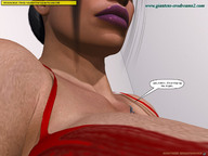 breasts bra lips unaware shrunken_man digital_render on_breasts giantess_erodreams2