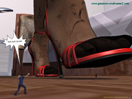 high_heels bed stockings shrunken_men foot_crush imminent_crush digital_render giantess-erodreams2