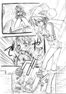 drawing giantess manga monochrome anime kemo christmas santa