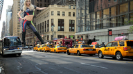 giantess collage city blonde buildings boots vehicles looking_at_viewer street_view giulio_10