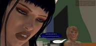 nude blonde black_hair story shrunken_woman looking_back looking_at_tiny digital_render midyin