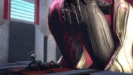 butt butt_crush sitting animation mirage digital_render nyx t_soni source_film_maker warframe tenno