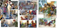 breasts drawing giantess city mega comic color destruction clothed rampage story gloves boots storm fighting costume ant-man cape giant_girl new_york_city belt lightning x-men diner wolverine captain_america flatirons_building janet_van_dyne spider-man marvel_comics hydra hank_pym