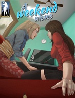 drawing blonde color blue_eyes clothed glasses butt_crush climbing brunette sitting unaware shrunken_man advertisement indoors giantessfan sofa cover_page a_weekend_alone valerie_bradson neil_proctor mary-jean_leheron jieun