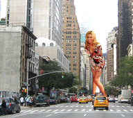 giantess collage city blonde buildings dress streets vehicles gus1212